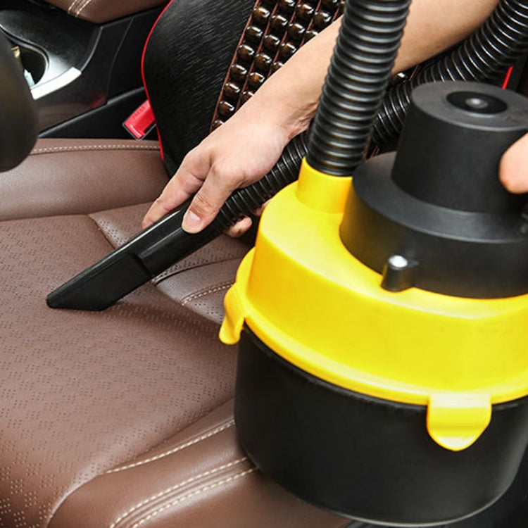 Vehicle Vacuum Cleaner For Wet And Dry Use Large Round Tub Car Cleaning Tool, Style: 12V Car Model by buy2fix