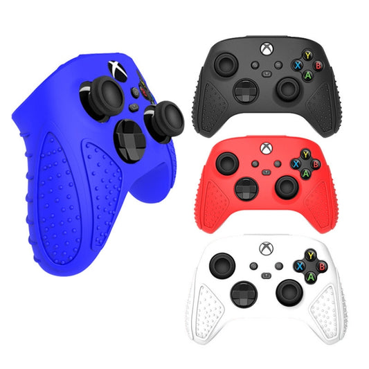 For XBox Series S / X Gamepad Non-Slip Silicone Protective Case(Blue) by buy2fix