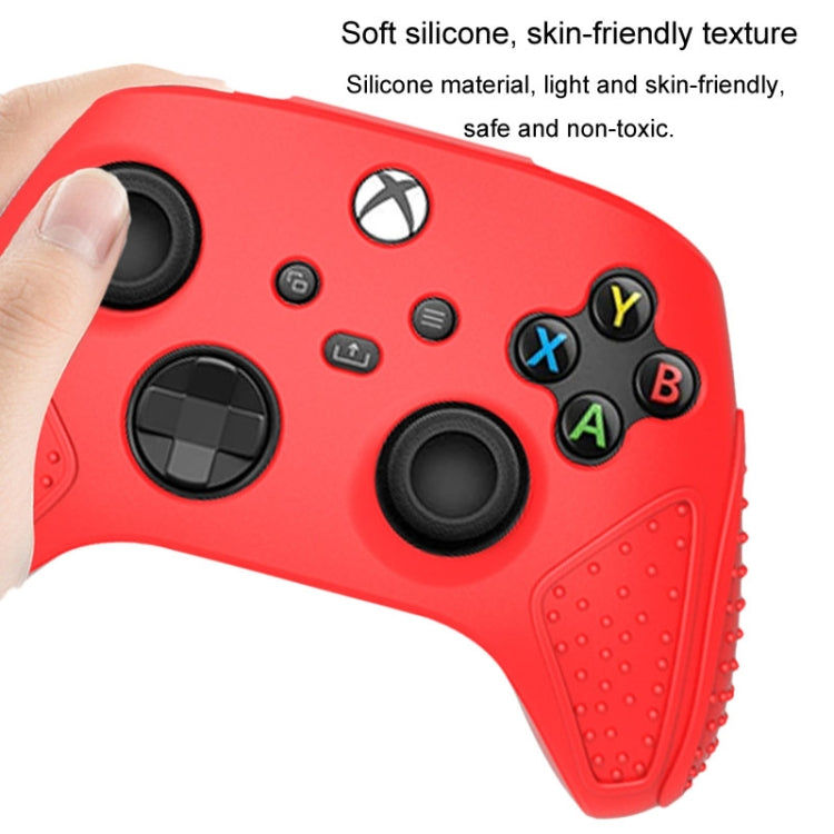 For XBox Series S / X Gamepad Non-Slip Silicone Protective Case(Red) by buy2fix