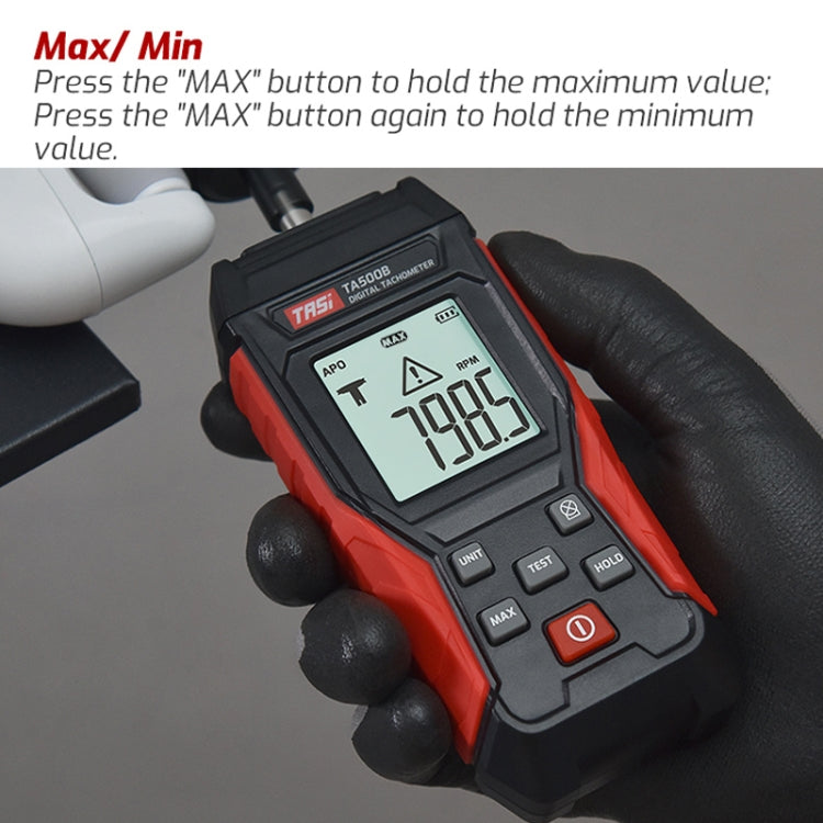 TASI TA500A Optical Measurement Laser Tachometer Digital Display Measuring Speed Meter by TASI