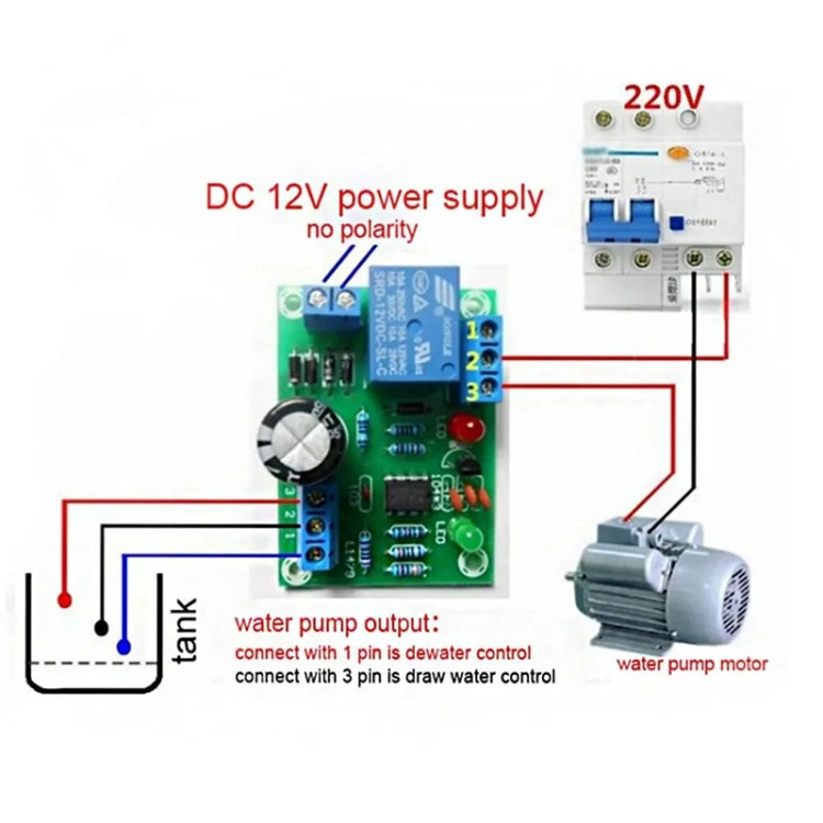 DC12V 10A Liquid Level Controller Sensor Module Water Level Detection Sensor DIY Kit by buy2fix