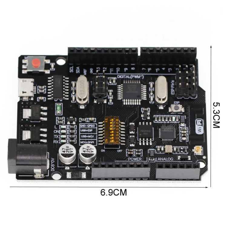 WIFI R3 Atmega328p+ESP8266 (32MB Memory), USB-TTL CH3 Development Board - Boards & Shields by buy2fix | Online Shopping UK | buy2fix