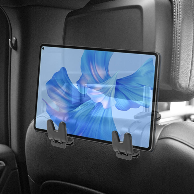 3pcs Car Foldable Hook Multifunctional Rear Seat Phone Holder(Black) by buy2fix