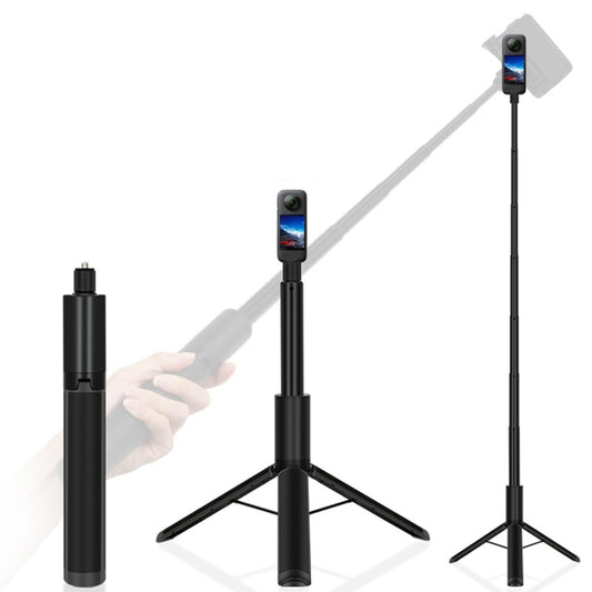 1.22m For Insta360 One X Retractable Integrated Camera Panoramic Invisible Selfie Stick Tripod(YZ712) by buy2fix