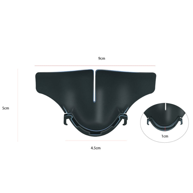 For Meta Quest 3 VR Blackout Nose Pad Mask Face Pad Cover, Spec: 2pcs /Set by buy2fix