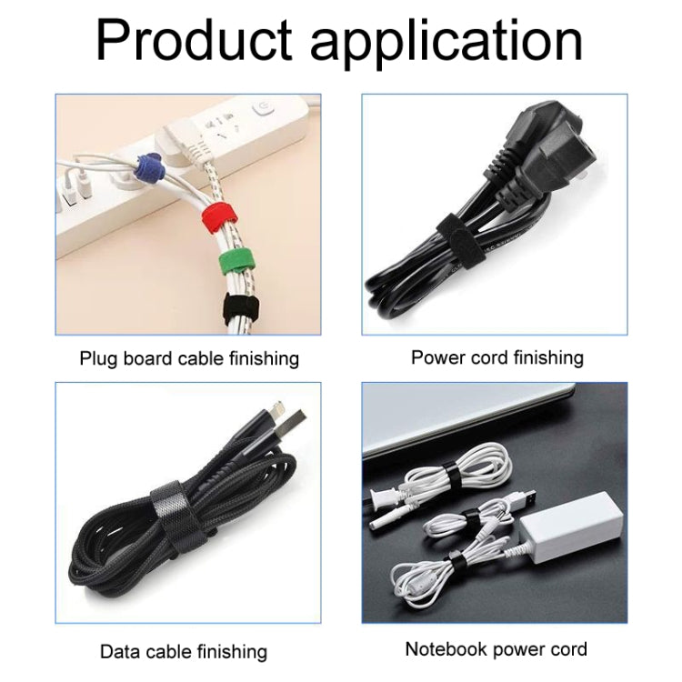 20pcs Data Cable Storage And Management Strap T-Shape Nylon Binding Tie, Model: Blue 10 x 150mm by buy2fix