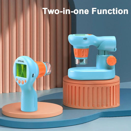 APEXEL MS201 800x 2.0-inch IPS Screen Kids Microscope Supports Taking Photos and Videos by APEXEL