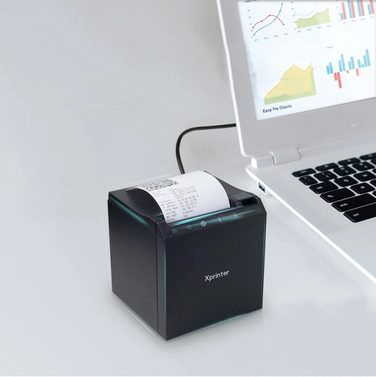 Xprinter XP-R330H 80mm Thermal Receipt Printer Sports Lottery Ticket Cashier Printer(UK Plug) by Xprinter