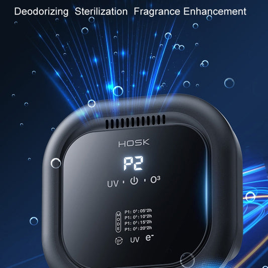 HOSK XT-01 UV Pet Air Purifier Household Deodorant Ozone Generator, Size: USB Plug(Black) by HOSK