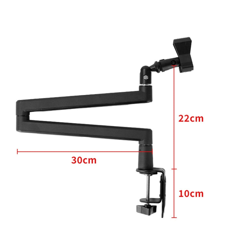 Microphone Stand Desk Mount 360 Degree Adjustable Cantilever Holder by buy2fix