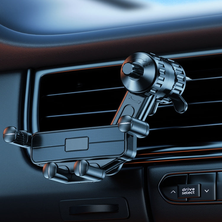 Car Mobile Phone Holder Navigation Air Outlet Support Fixed Bracket(Triangular Hook) by buy2fix