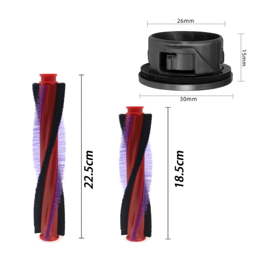 For Dyson V6 DC59 DC62 SV03 Vacuum Cleaner Brush Head Roller Bar, Spec: End Cap by buy2fix