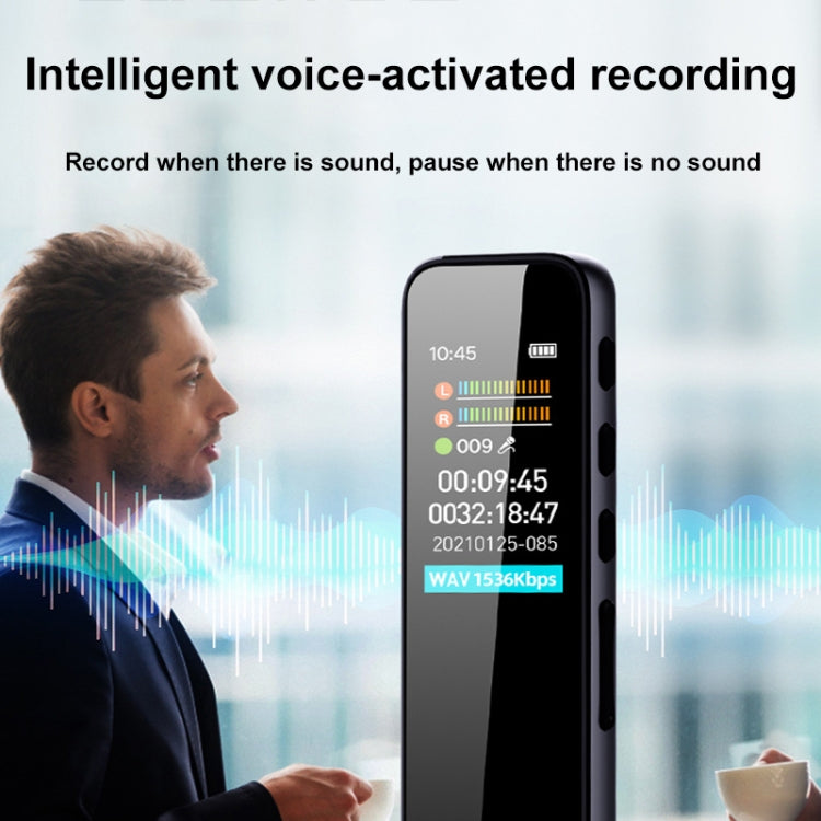 Mrobo RV18 0.96-Inch Color Screen Smart Noise Reduction Recording Pen, Capacity: 16 GB(Flagship) by Mrobo