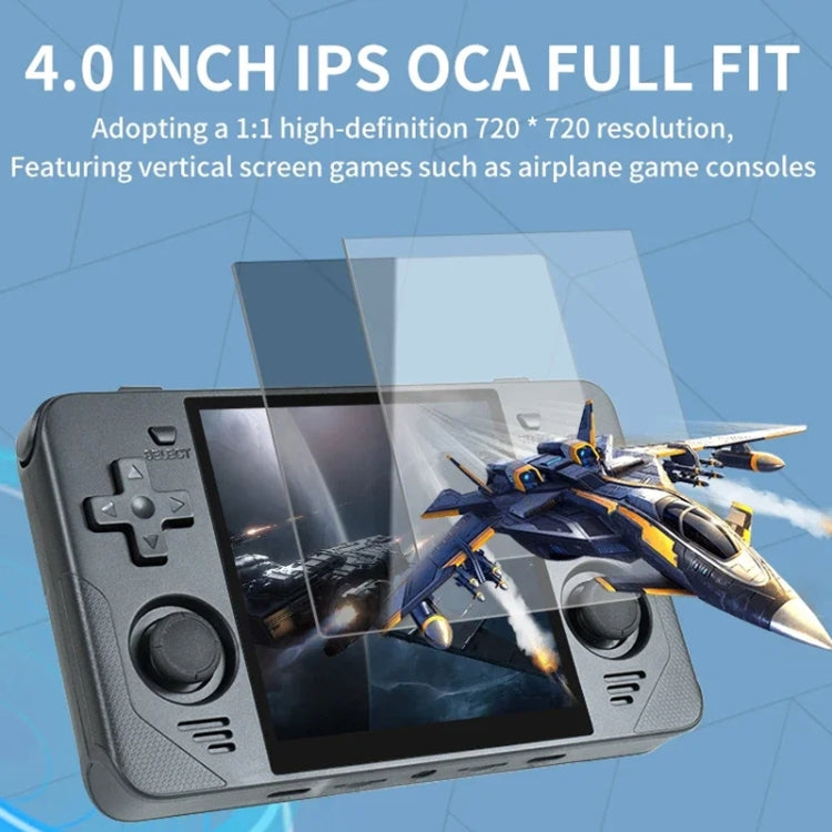 POWKIDDY RGB30  4 Inch IPS Screen Handheld Game Console Built In WIFI+Bluetooth 16GB+256GB(Black) - Pocket Console by POWKIDDY | Online Shopping UK | buy2fix