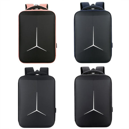 15 inch Multifunctional Waterproof Business Sports Laptop Backpack with USB Port(Pink) by buy2fix