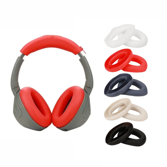 For Sony ULT Wear WH-Ult900N Headset 1pair Silicone Ear Pads Cushion Cover(Beige) by buy2fix