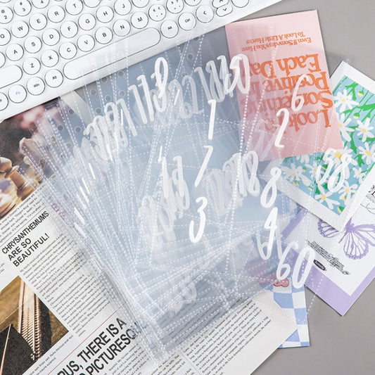 25sheets /Set A5 6 Holes Save Money Challenge Envelopes Replacement Inner Page, Spec: Set 3 by buy2fix