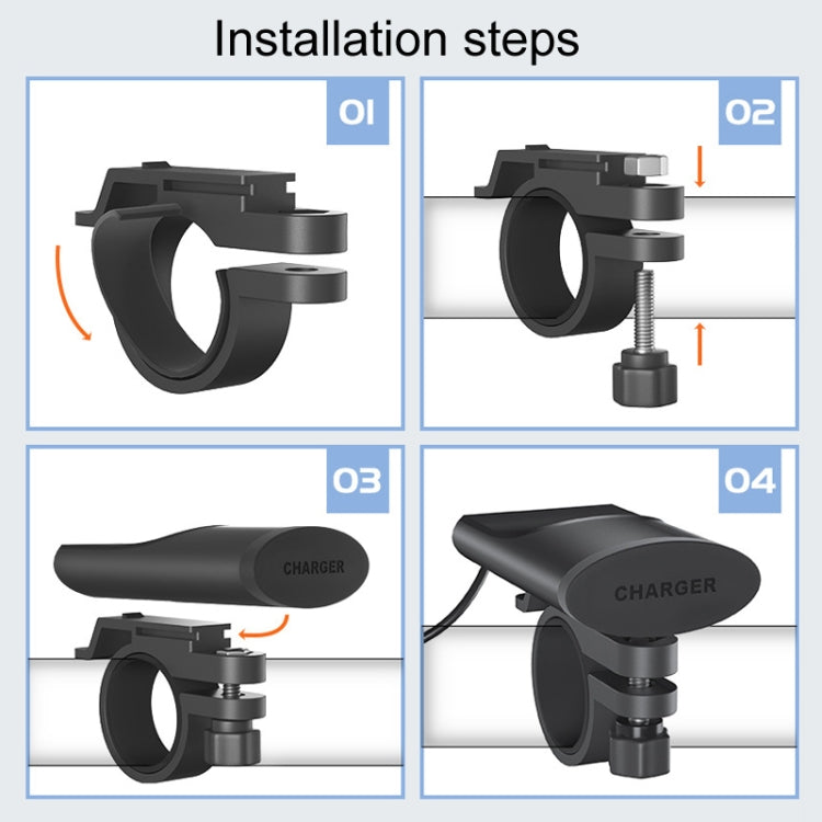 Fast Charging Dual-USB QC3.0 Motorcycle Cell Phone Charger by buy2fix