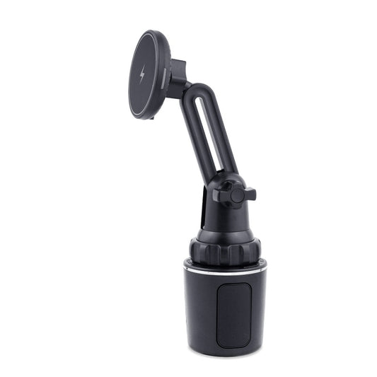Car Water Cup Holder MagSafe Wireless Charging Bracket(Black) by buy2fix