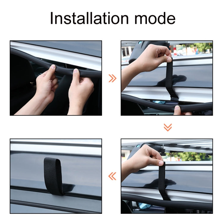 15 Cubic Feet Waterproof Car Roof Storage Luggage Bag(Black) by buy2fix