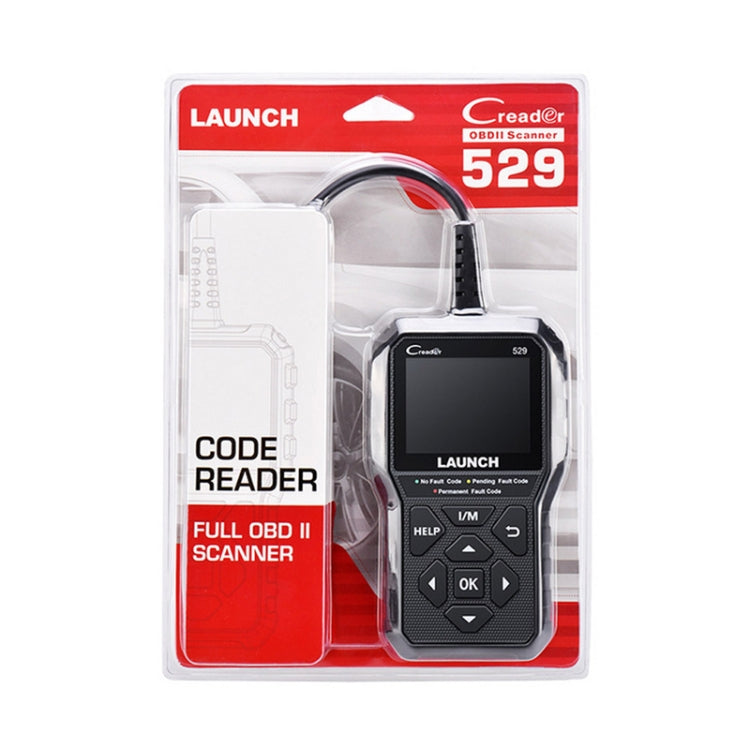 Launch Creader CR529 OBD2 Car Engine Fault Tester Code Scanner(Black) by Launch