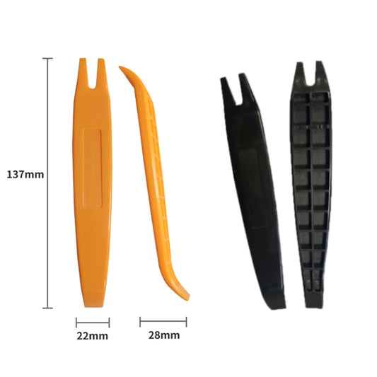 10pcs Driving Recorder Hidden Wire Car Audio Disassembly Assembly Tool, Color: Orange by buy2fix