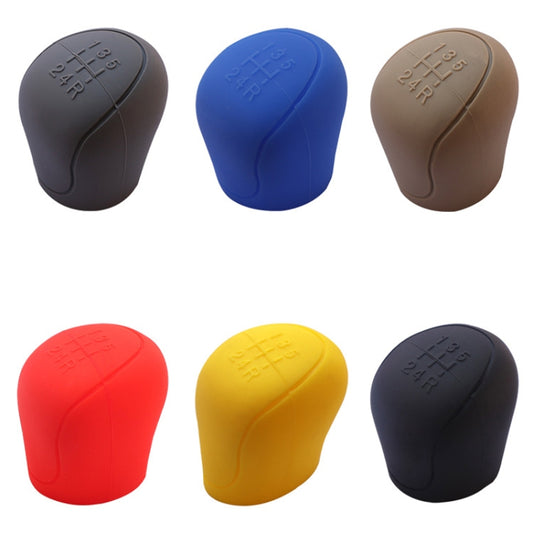 Automotive Silicone Manual Automatic Shift Lever Protective Cover, Size: Gear Shift Red by buy2fix