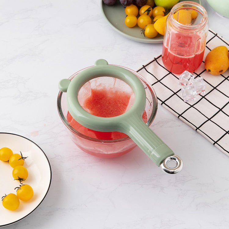 Household Soymilk Strainer Kitchen Juicer Residue Filter(Green) by buy2fix