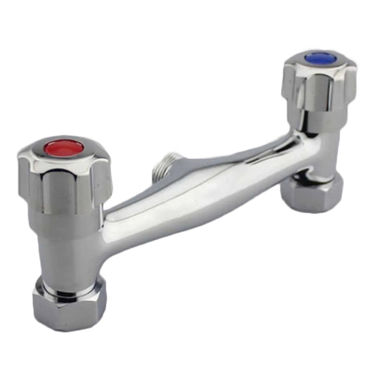 In-wall Dual Control Hot And Cold Water Faucet Bathroom Mixer Valve Shower Faucet, Specification: With Corner by buy2fix