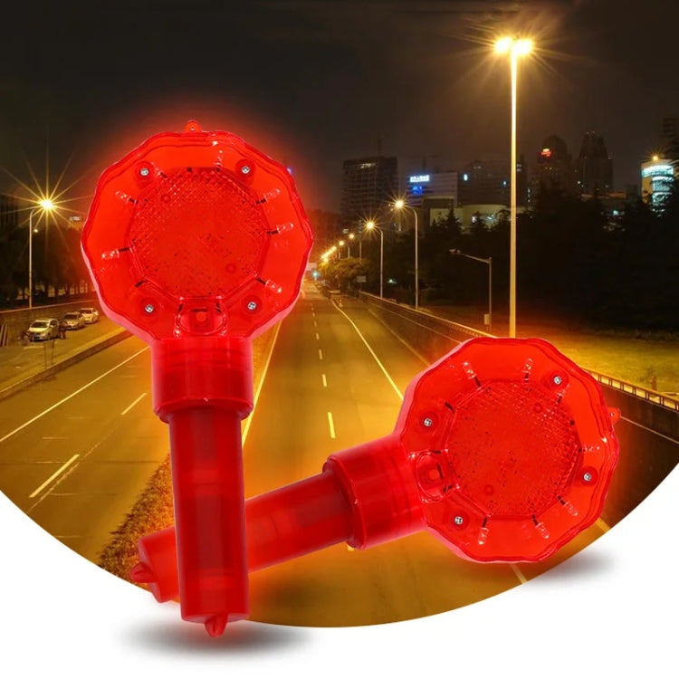 Traffic Warning Plum Blossom Light Handheld Construction Roadblock Light by buy2fix