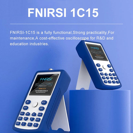 FNIRSI 1C15 Handheld Mini Portable Digital Oscilloscope With EU Plug by FNIRSI
