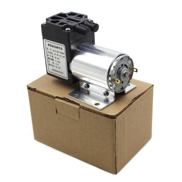 12V 5L/Min 65-120kpa Negative Pressure Vacuum Pump With Stand(Z512-604-3000N) by buy2fix