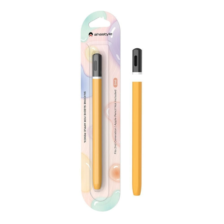For Apple Pencil 2 AhaStyle JY16-2 Silicone Case Retro Non-slip and Anti-drop Pen Cover(Midnight Blue) by AhaStyle