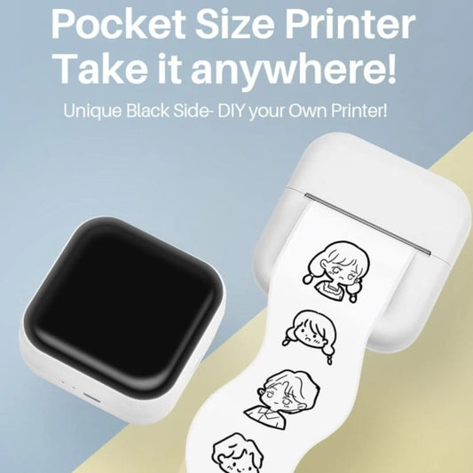 Phomemo M02X Inkless Pocket Printer Bluetooth Thermal Portable Sticker Maker Machine(White) by Huawei