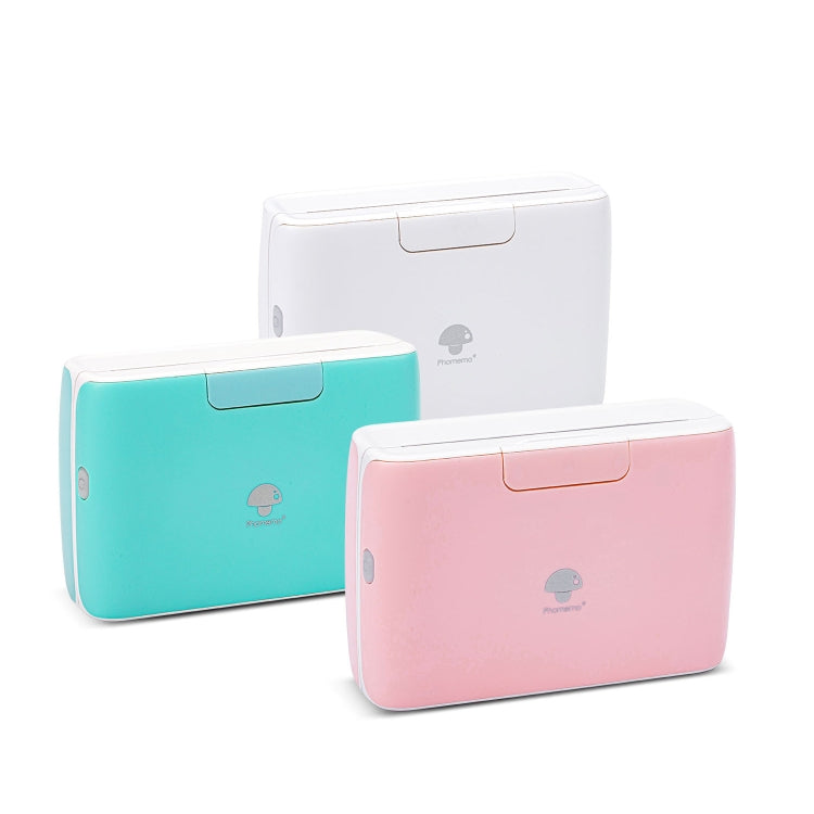 Phomemo M04S Thermal Printer Support 4 Inch Printing Width 300dpi Bluetooth Inkless Printer(White) by Phomemo