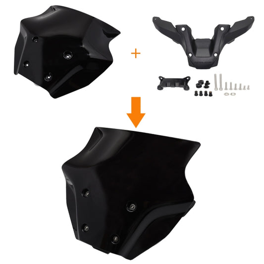 For Yamaha MT-09 SP 2024- Front Windshield(Black) by buy2fix