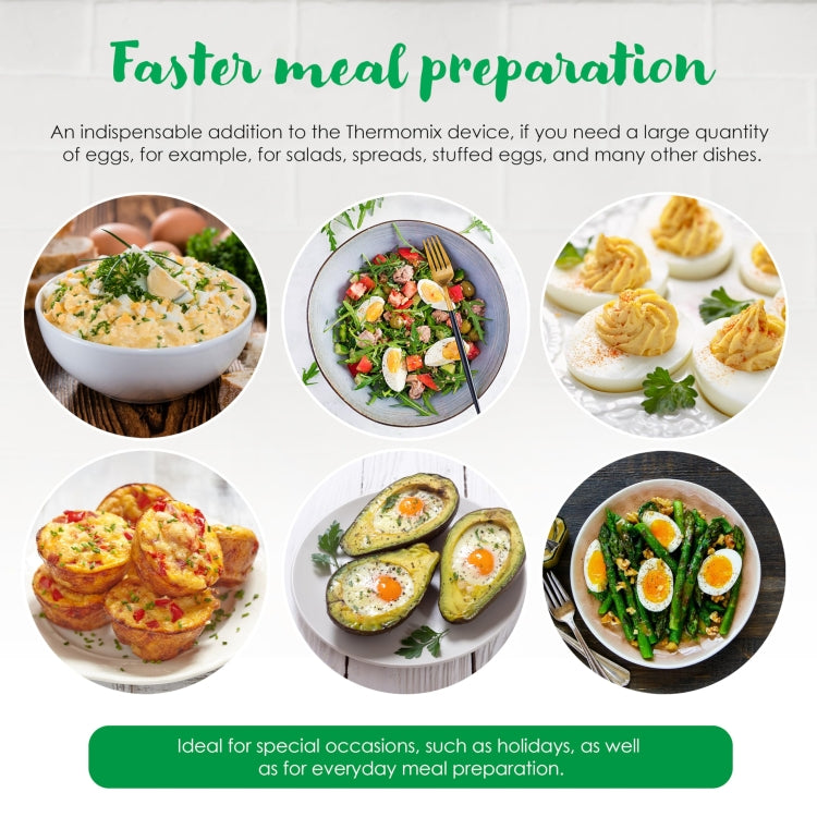 10-in-1 Egg Cooker For Thermomix TM5 TM6 TM31 Multifunction Pot Steamer Tray by buy2fix