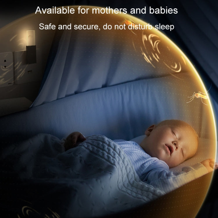 Smart Wall Lamp Night Lights Mini Home Insect Repellent Mouse Repeller(White) by buy2fix