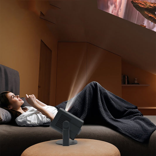 Projector 360 Degree Rotating Bracket Projection Flip Stand(White) by buy2fix