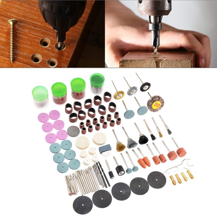 147pcs /Set Grinding Cutting Drilling Electrical Grinding Accessories Grinder Polishing Tool Parts Set by buy2fix