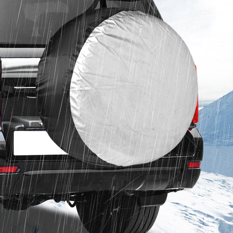 80x47cm 210D Oxford Cloth Car Waterproof Dirt-resistant Tire Protective Cover by buy2fix