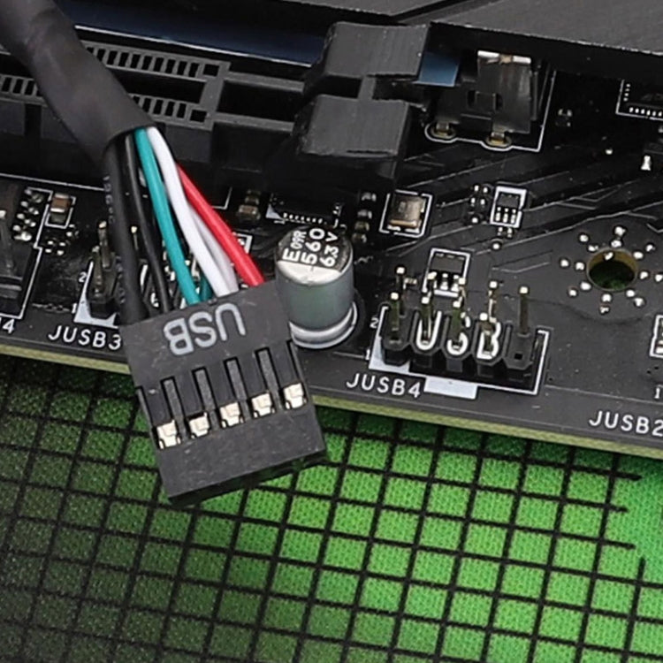 30cm Motherboard 9Pin USB2.0 Extension Cable 26AWG Double Shielded Cord by buy2fix