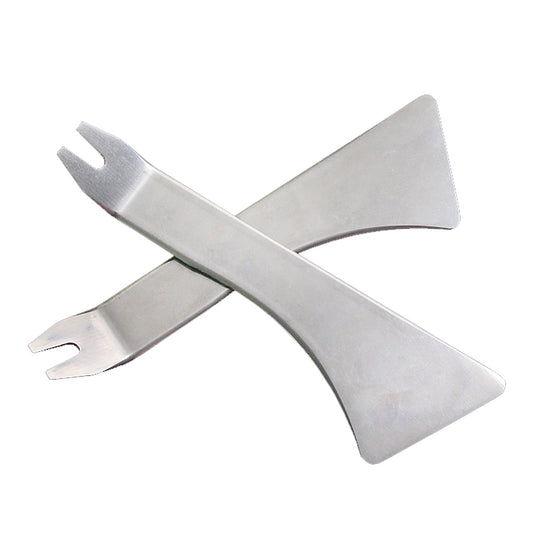 Stainless Steel Car Interior Pry Board Speaker and Door Disassembly Screwdriver Tool(Dual-use) by buy2fix