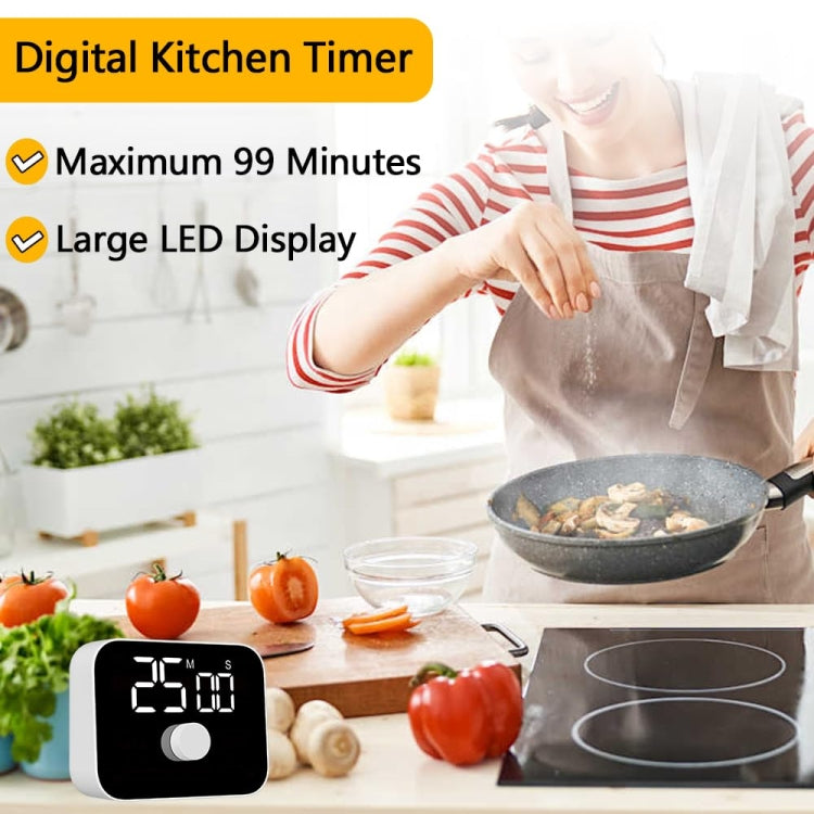 YS LED Rotating Timer IlSent Kitchen Time Manager(White) by YS