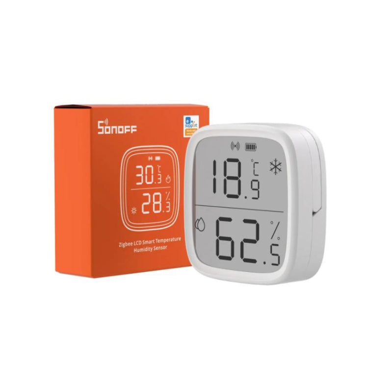SONOFF SNZB-02D 2.5 inch LCD Smart Sensor Real-Time Monitoring Linkage by SONOFF