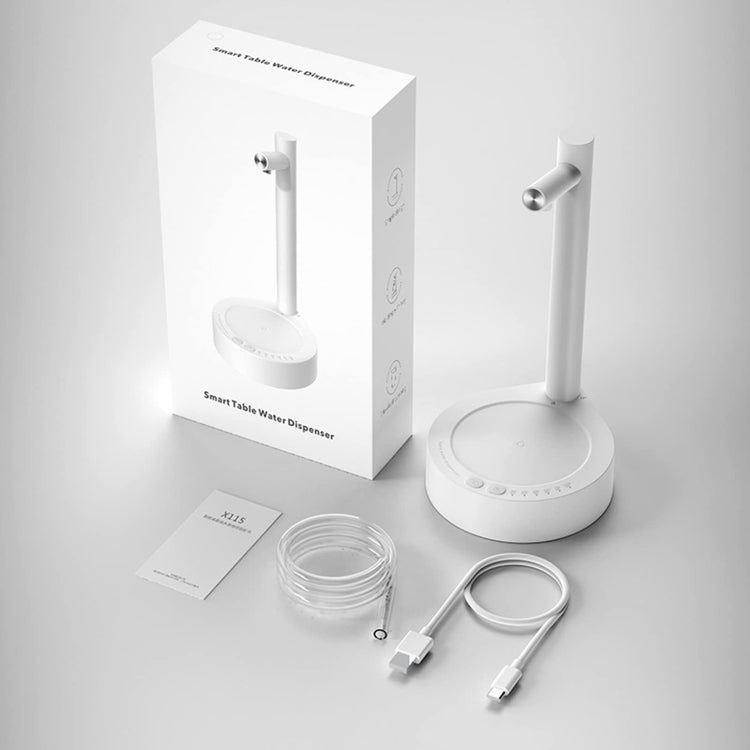 Intelligent Drinking Water Pump Desktop Water Bottle Dispenser 7 Levels Of Dispensing(White) by buy2fix