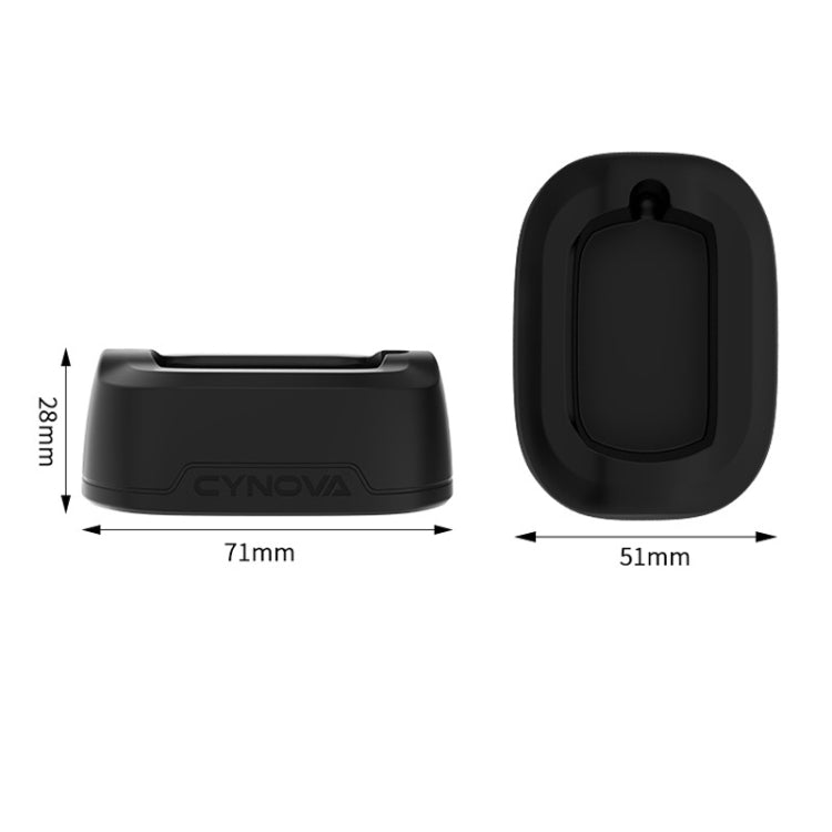 For Insta360 X4 CYNOVA Silicone Base Upright Holder Desktop Support Stand by CYNOVA