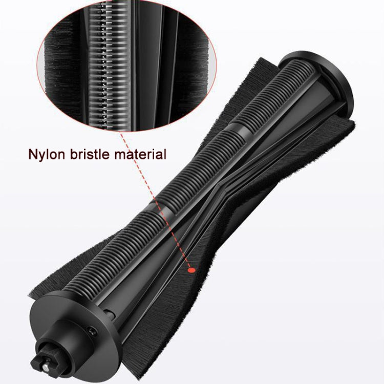For Dreame X30 / S10PU Vacuum Cleaner Anti-Tangle Roller Brush 1st Generation Black by buy2fix