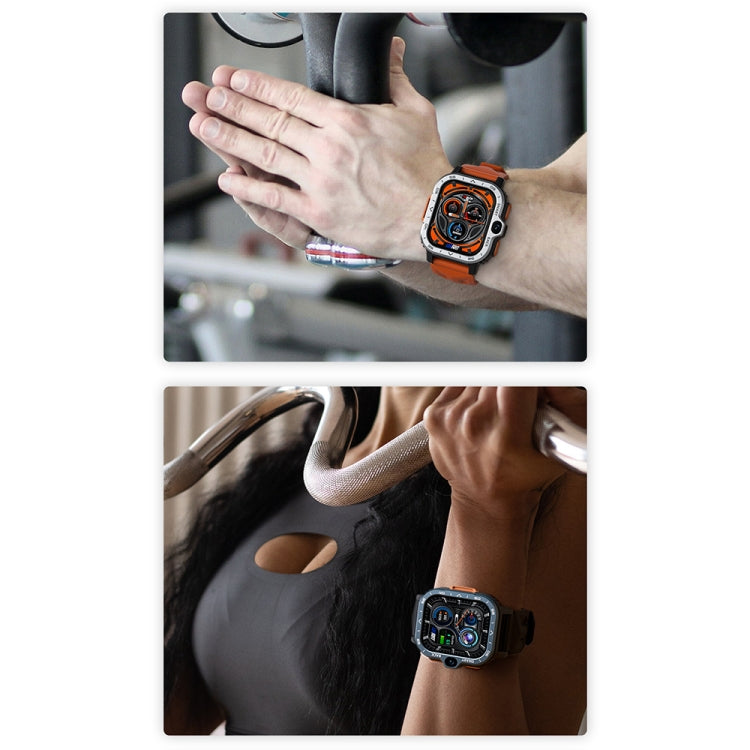 LOKMAT APPLLP 4 MAX 2.02-inch Android 8.1 Full Network Wifi Card Bluetooth Smart Watch(Navy Blue) by LOKMAT