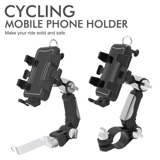 Motorcycle Bicycle Outdoor Cycling Navigation Phone Holder, Style: Handlebage Bracket by buy2fix